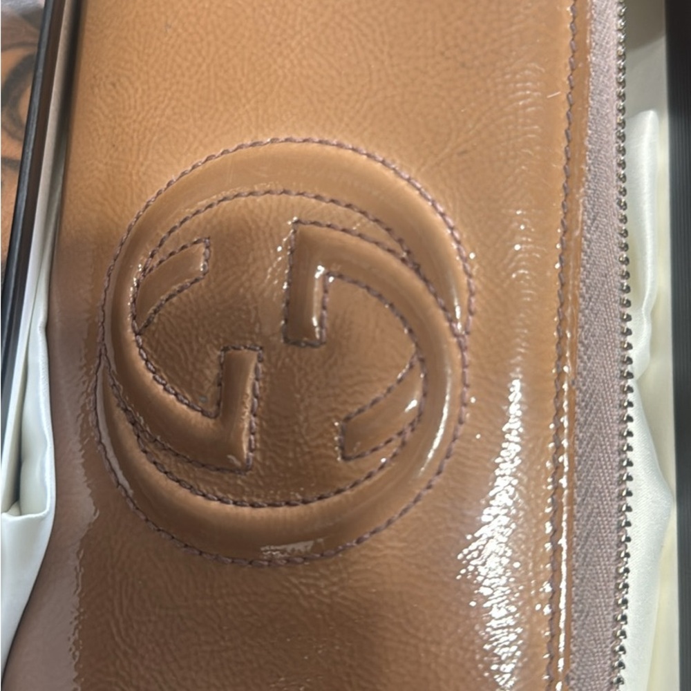 Gucci Light Brown Leather Wallet